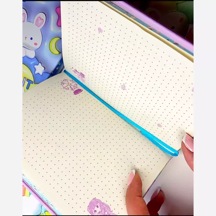 دفترچه جلد پفکی سه بعدی